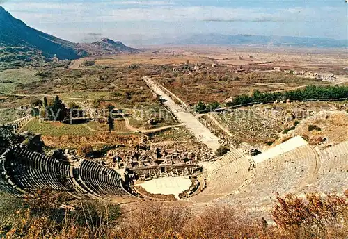 AK / Ansichtskarte Efes Panorama Amphitheater Antike Staette Efes