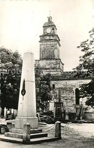 AK / Ansichtskarte Allemans du Dropt Place du Monument Allemans du Dropt