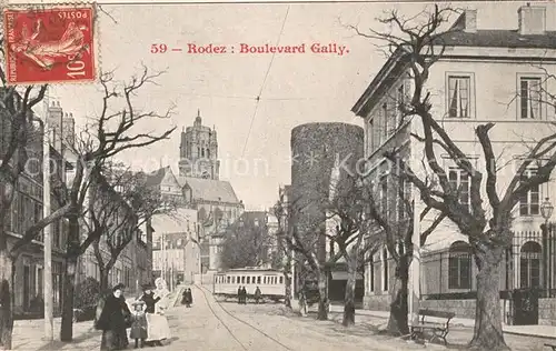 AK / Ansichtskarte Rodez Boulevard Gally Rodez