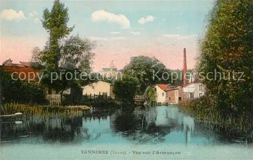 AK / Ansichtskarte Tonnerre Vuesur l Armancon Tonnerre