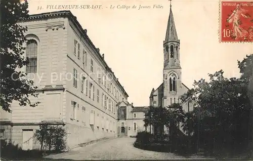 AK / Ansichtskarte Villeneuve sur Lot Le College de Jeunes Filles Villeneuve sur Lot