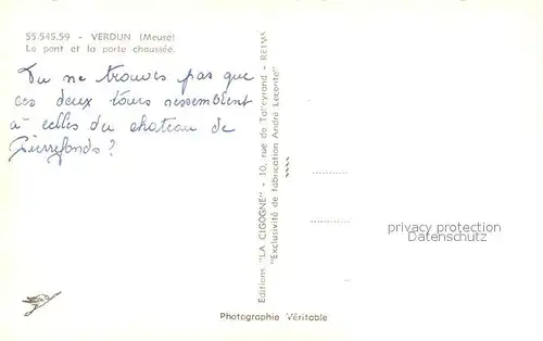 AK / Ansichtskarte Verdun_Meuse Le pont et la porte chaussee Verdun Meuse