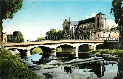 AK / Ansichtskarte Bar_le_Duc_Lothringen Eglise et le Pont Saint Jean Bar_le_Duc_Lothringen