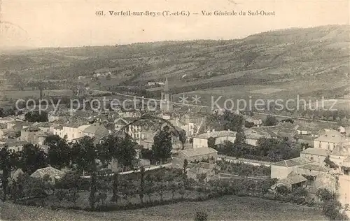 AK / Ansichtskarte Verfeil_Tarn et Garonne Vue generale du Sud Ouest Verfeil Tarn et Garonne