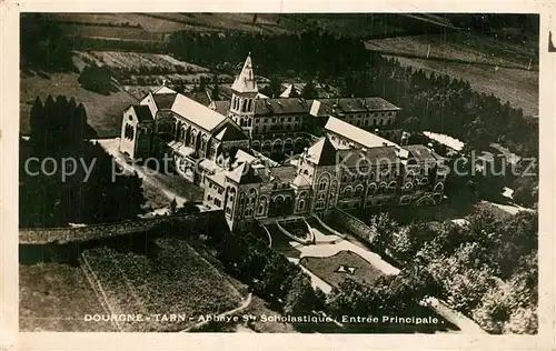 AK / Ansichtskarte Dourgne Abbaye Ste Scholastique Entree Principale Dourgne