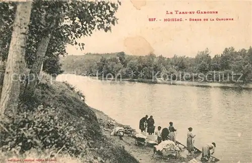 AK / Ansichtskarte Moissac Bords de la Garonne Moissac