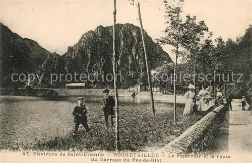 AK / Ansichtskarte Rochetaillee Le reservoir et la route du Barrage du Pas de Riot 