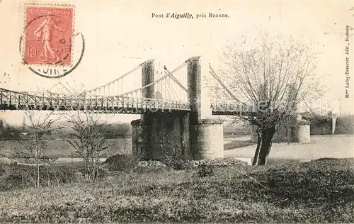 AK / Ansichtskarte Roanne_Loire Pont d Aiguilly Roanne Loire
