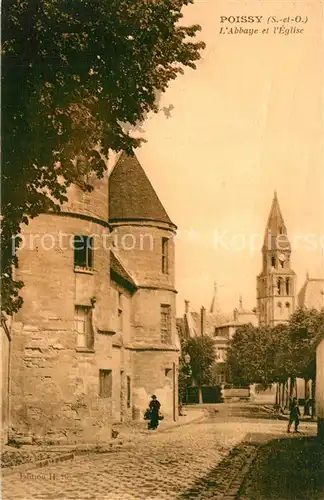 AK / Ansichtskarte Poissy Abbaye Eglise Poissy