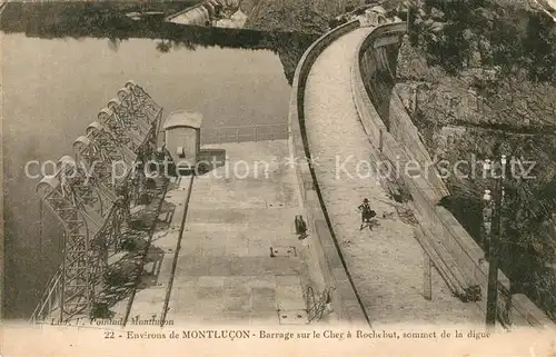 AK / Ansichtskarte Montlucon Barrage sur le Cher Montlucon