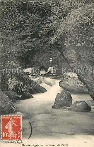 AK / Ansichtskarte Sassenage Gorge du Furon Sassenage