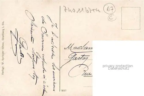 AK / Ansichtskarte Stambach_Bas_Rhin  Stambach_Bas_Rhin