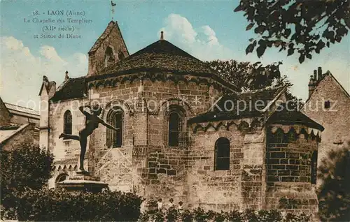 AK / Ansichtskarte Laon_Aisne Chapelle des Templiers Laon_Aisne