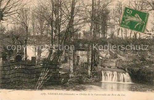 AK / Ansichtskarte Verdelais Chutes de la Garonnelle  Verdelais