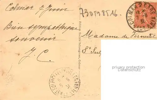 AK / Ansichtskarte Colmar_Haut_Rhin_Elsass Quai de la Poissonnerie Colmar_Haut_Rhin_Elsass