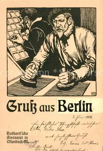 AK / Ansichtskarte Druckerei Berlin  