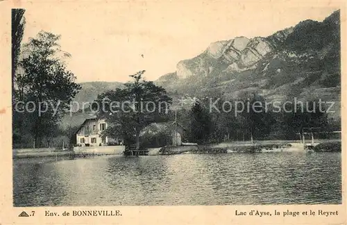 AK / Ansichtskarte Bonneville_Haute Savoie Lac d Ayse plage Reyret Bonneville_Haute Savoie