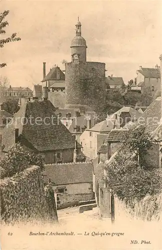 AK / Ansichtskarte Bourbon l_Archambault Panorama la qui gu en grogne Bourbon l Archambault
