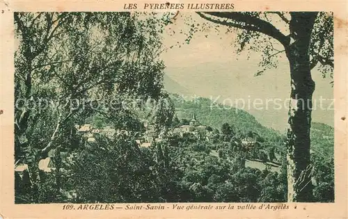 AK / Ansichtskarte Saint Savin_Hautes Pyrenees Panorama Saint Savin