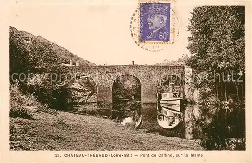 AK / Ansichtskarte Chateau Thebaud Pont de Cattina sur la Maine Chateau Thebaud