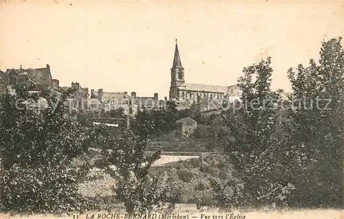AK / Ansichtskarte Roche Bernard_La Eglise Panorama Roche Bernard_La