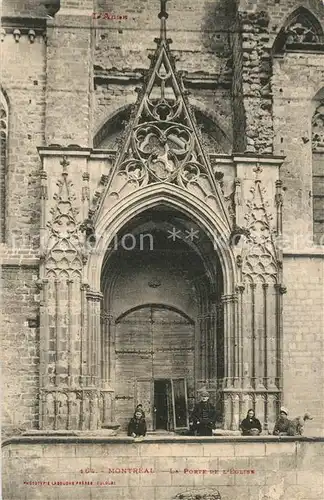 AK / Ansichtskarte Montreal_Aude Porte de Eglise Montreal Aude
