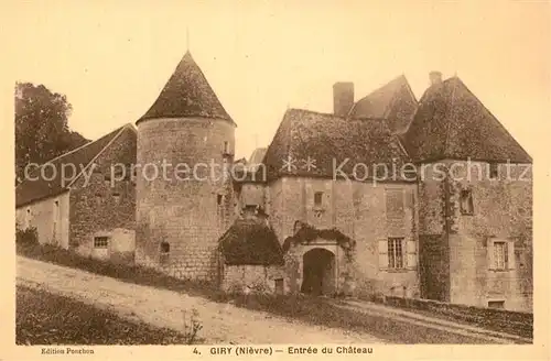 AK / Ansichtskarte Giry Chateau Entree Giry