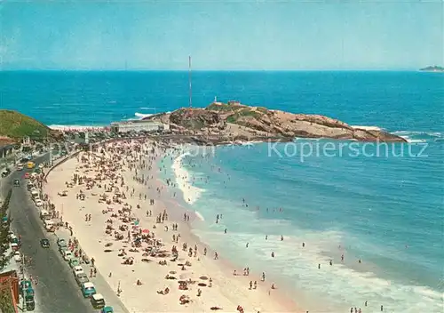 AK / Ansichtskarte Rio_de_Janeiro Playa Strand Fliegeraufnahme Rio_de_Janeiro