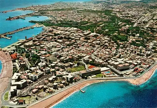 AK / Ansichtskarte Rhodos_Rhodes_aegaeis Fliegeraufnahme Rhodos_Rhodes_aegaeis