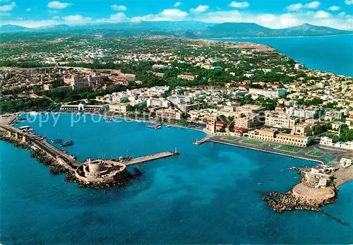 AK / Ansichtskarte Rhodos_Rhodes_aegaeis Fliegeraufnahme Rhodos_Rhodes_aegaeis