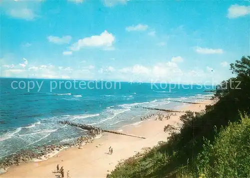 AK / Ansichtskarte Niechorze_Horst Brzeg morski Strand Niechorze_Horst