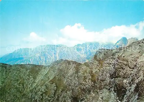 AK / Ansichtskarte Tatry_Wysokie Gebirgspanorama Tatry Wysokie