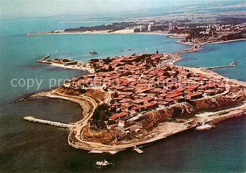 AK / Ansichtskarte Nessebyr_Nessebar Halbinsel Fliegeraufnahme Nessebyr Nessebar