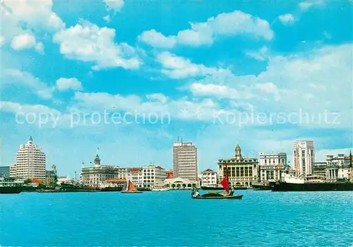 AK / Ansichtskarte Singapore Waterfront Skyline Singapore