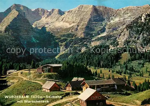AK / Ansichtskarte Spital_Pyhrn Wurzeralm mit Warscheneck Spital Pyhrn