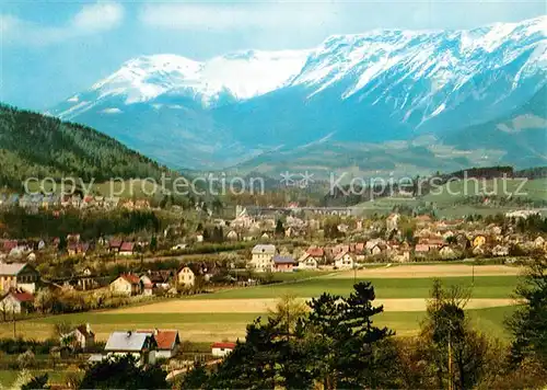 AK / Ansichtskarte Payerbach Panorama mit Rax Sommerfrische Payerbach