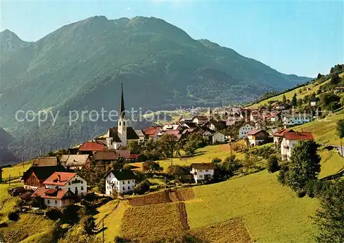 AK / Ansichtskarte Wenns_Pitztal_Tirol Bergdorf mit Kirche Wenns_Pitztal_Tirol