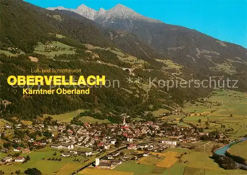 AK / Ansichtskarte Obervellach_Kaernten Luftkurort in den Hohen Tauern Fliegeraufnahme Obervellach_Kaernten
