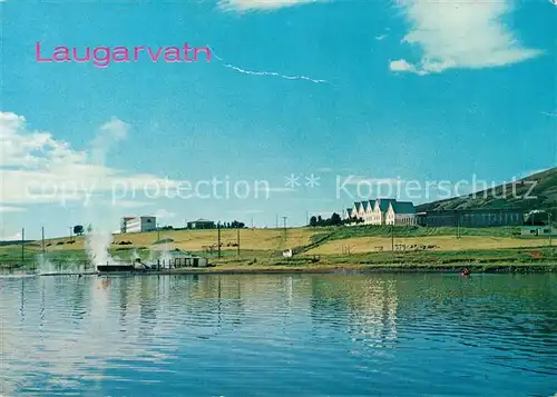 AK / Ansichtskarte Laugarvatn Summer resort and an educational centre in winter 