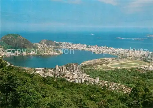 AK / Ansichtskarte Rio_de_Janeiro Vista panoramica da Lagoa Rodrigo de Freitas Rio_de_Janeiro