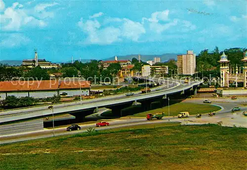 AK / Ansichtskarte Kuala_Lumpur Highway view taken from Beach Road to Jalan Sultan Hishamuddin Kuala_Lumpur