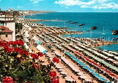 AK / Ansichtskarte Viserba Panorama Spiaggia Viserba