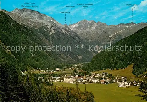 AK / Ansichtskarte Mallnitz_Kaernten Panorama Hoehenluftkurort gegen Seebachtal Alpen Mallnitz Kaernten