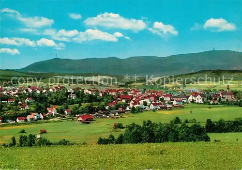 AK / Ansichtskarte Koetzting Panorama Hoher Bogen Bayerischer Wald Koetzting