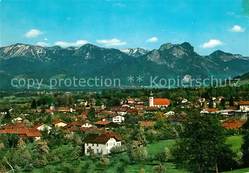 AK / Ansichtskarte Bad_Feilnbach Panorama Luftkurort am Wendelstein Bayerische Alpen Bad_Feilnbach