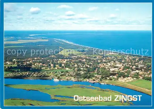 AK / Ansichtskarte Zingst_Ostseebad Fliegeraufnahme Zingst_Ostseebad