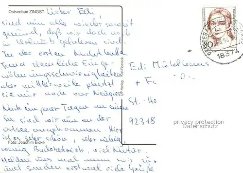 AK / Ansichtskarte Zingst_Ostseebad Fliegeraufnahme Zingst_Ostseebad