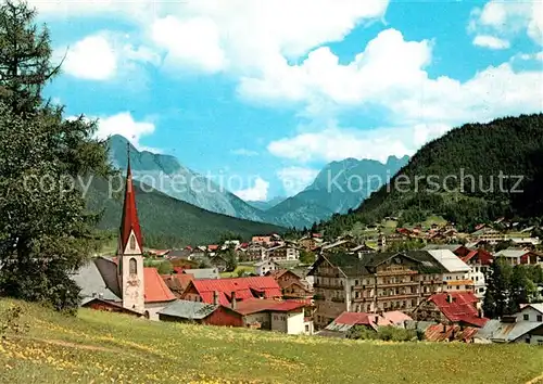 AK / Ansichtskarte Seefeld_Tirol Gesamtansicht mit Alpenpanorama Seefeld Tirol