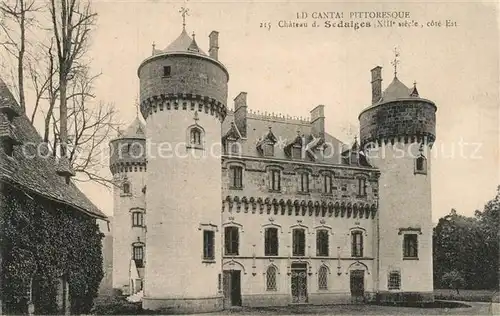 AK / Ansichtskarte Cantal_Montagne Chateau du Sedaignes 