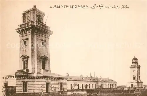 AK / Ansichtskarte Sainte Adresse Les Phares de la Heve Sainte Adresse